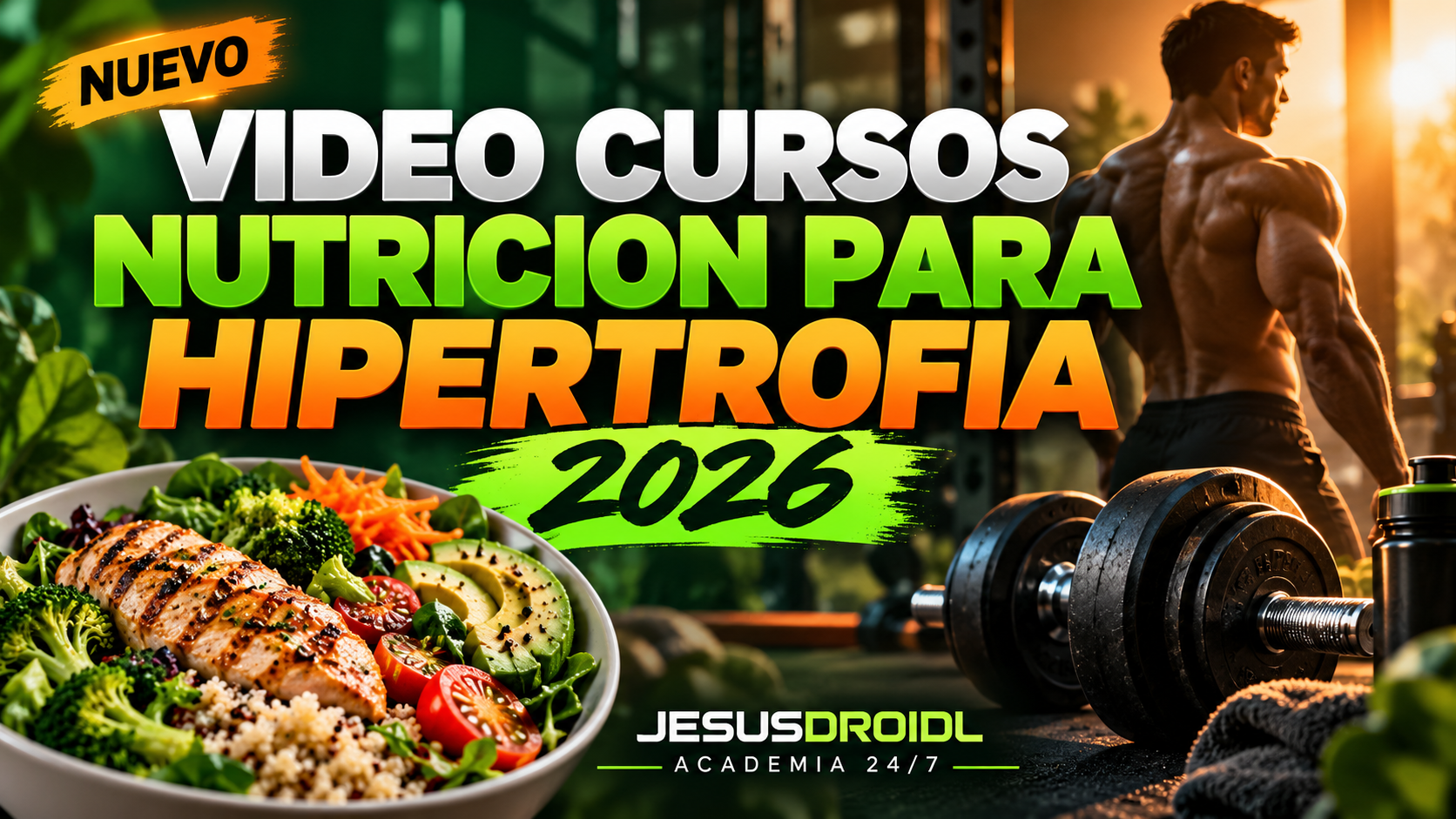 VIDEO CURSOS NUTRICION PARA HIPERTROFIA 2026