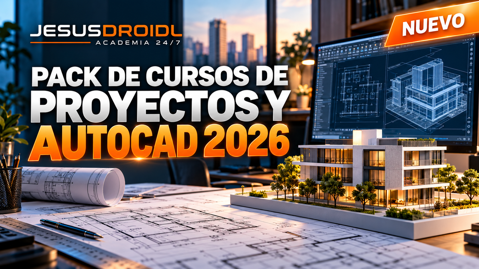 PACK DE CURSOS DE PROYECTOS Y AUTOCAD 2026