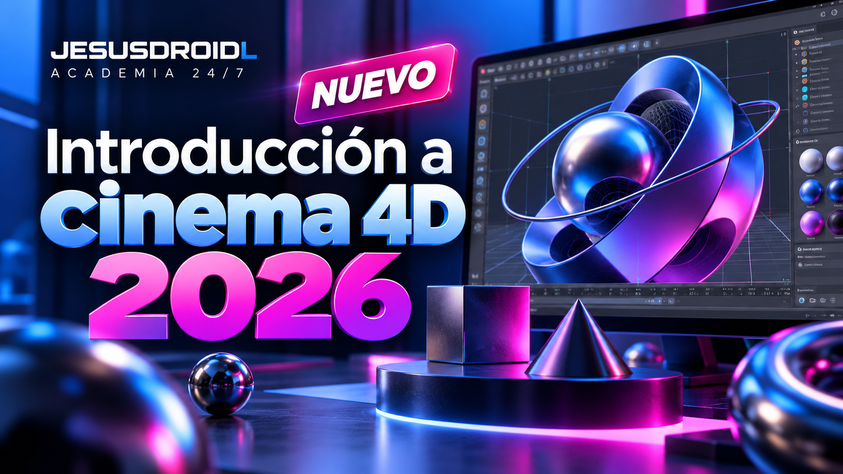 Introducción a cinema 4D 2026