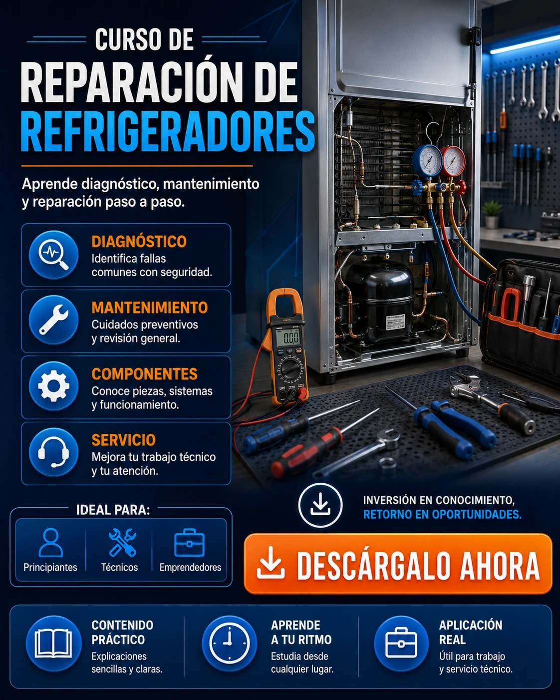 Curso de reparación de refrigeradores