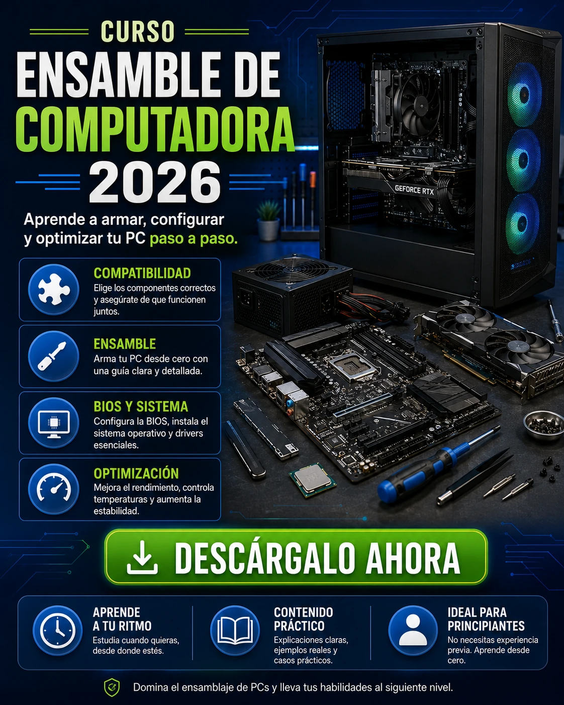 Curso de ensamble de computadora 2026