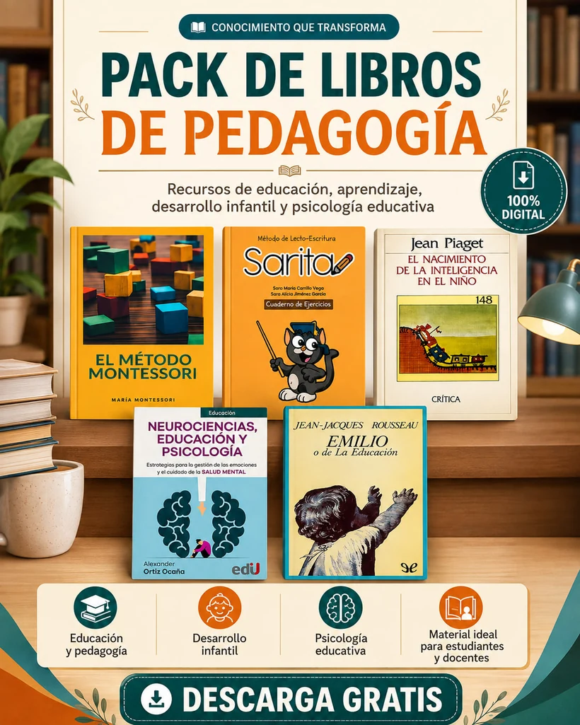 Pack de libros de pedagogía