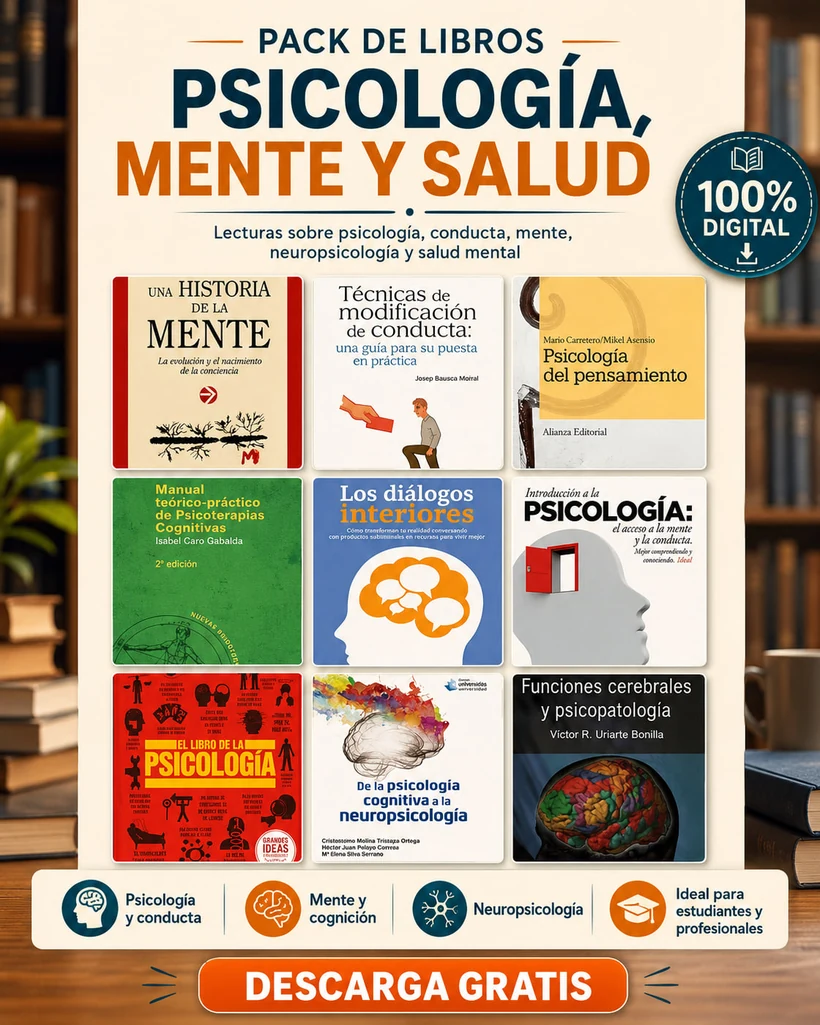 Pack de libros: Psicología, mente y salud