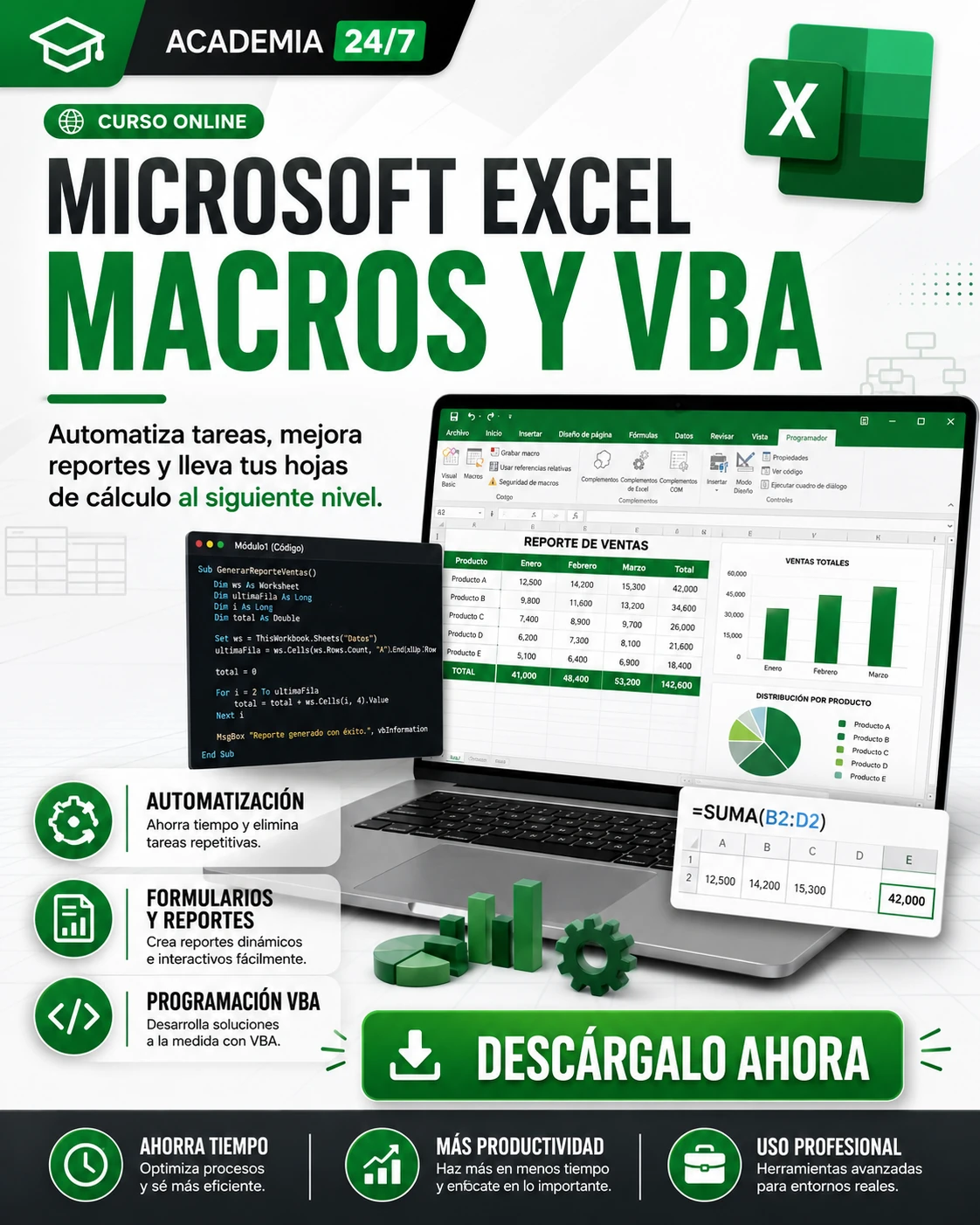 Microsoft Excel – Macros y VBA