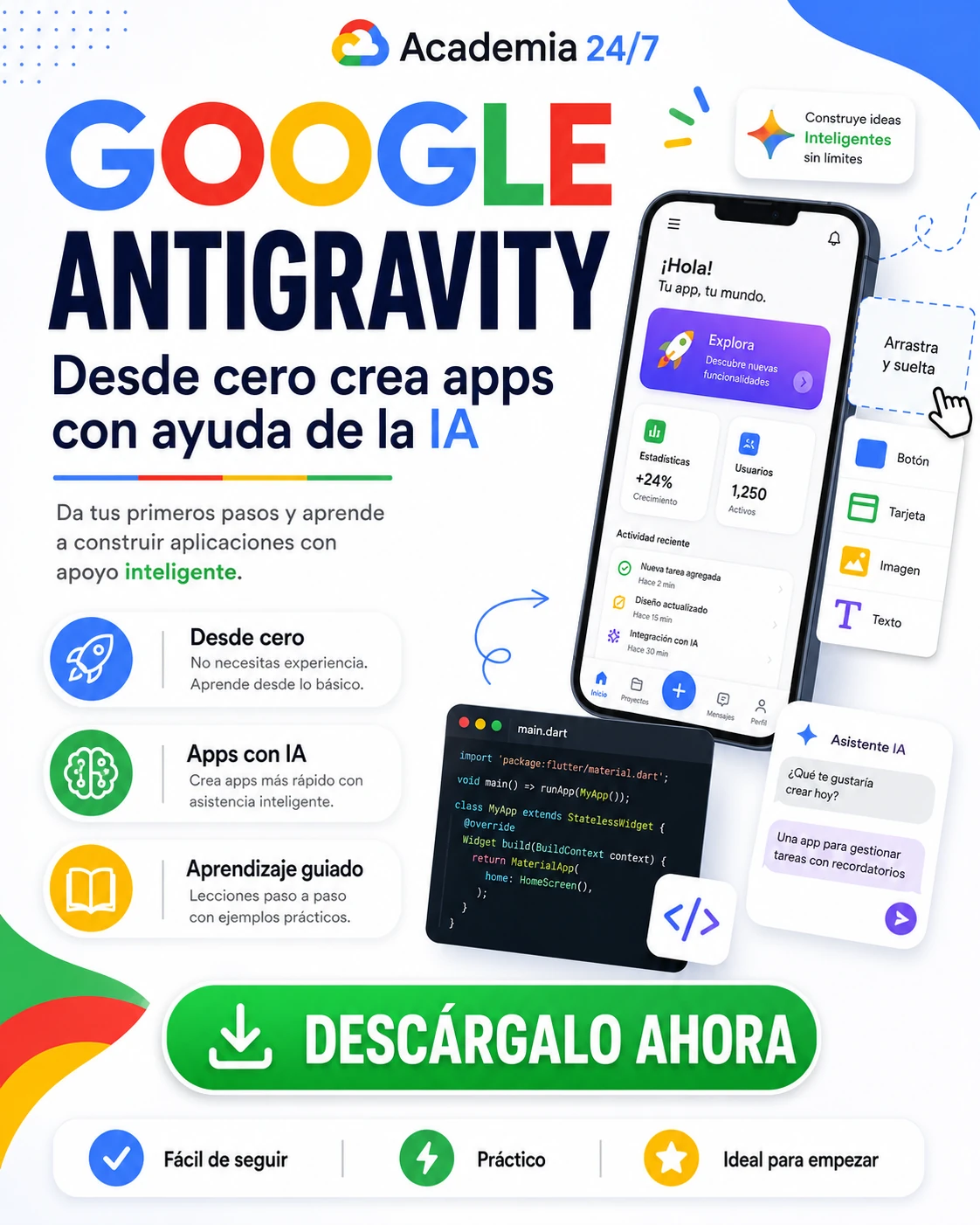 Master Google Antigravity – Crea Apps Reales con IA y Vibe Coding