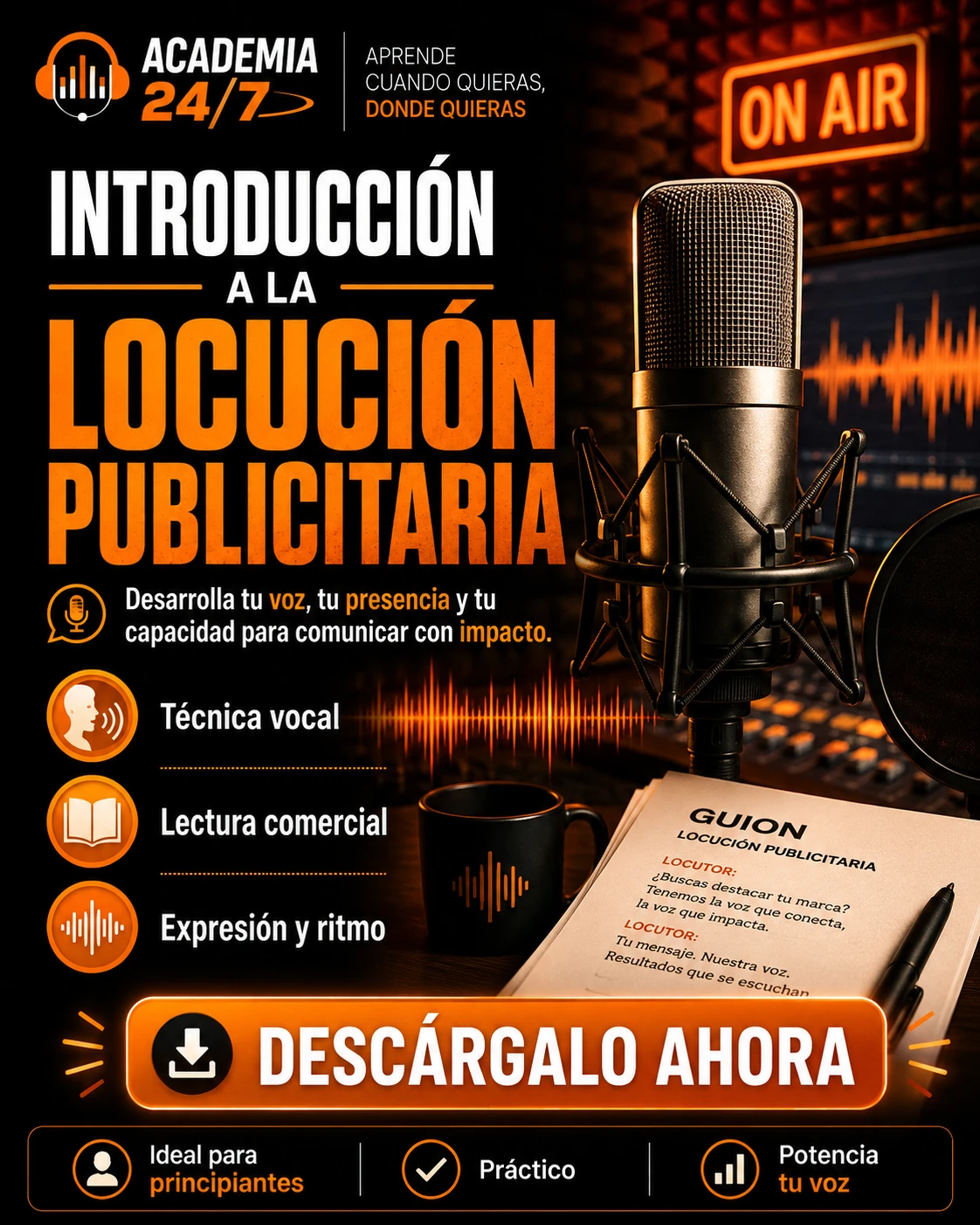 Introducción a la locución publicitaria