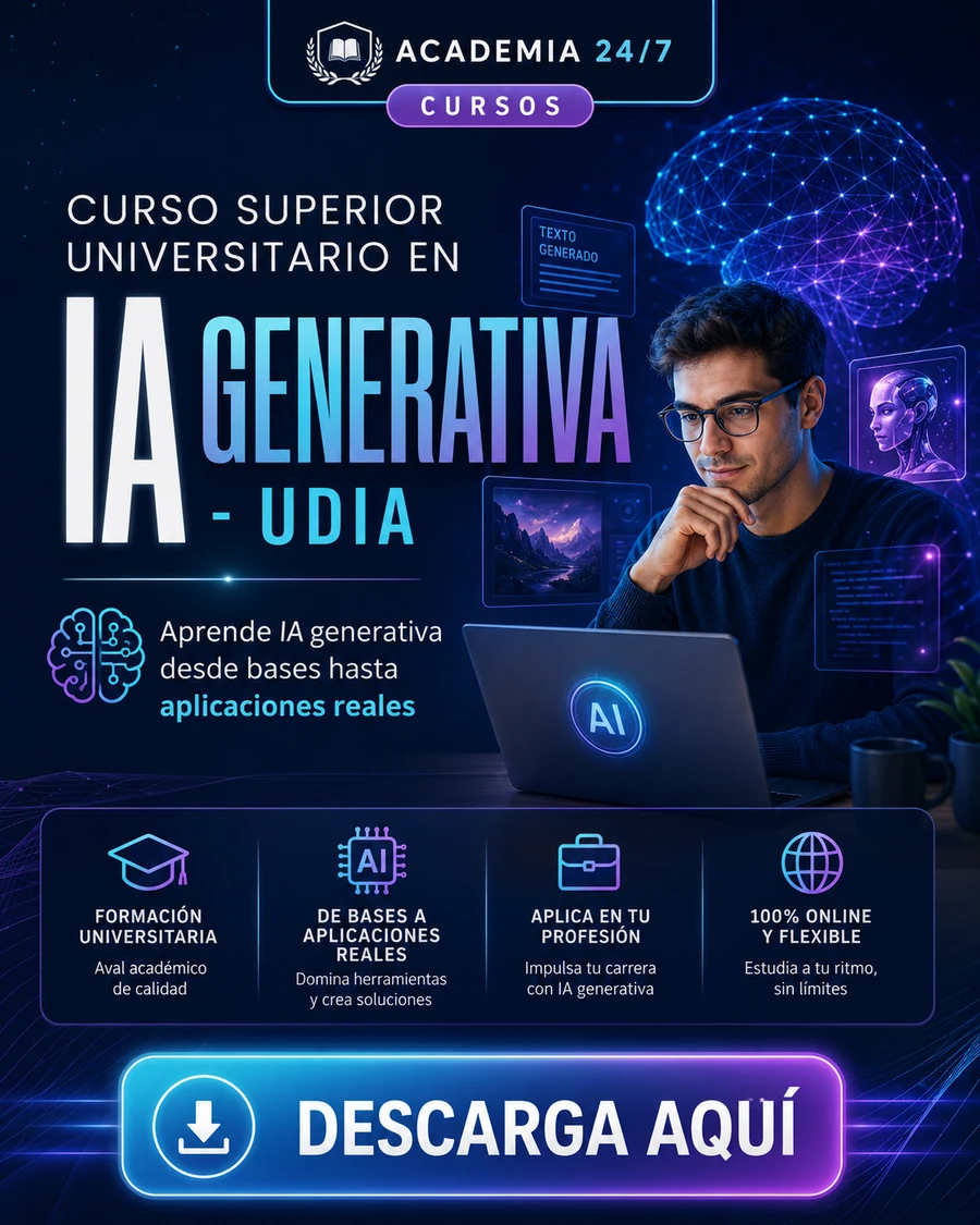 Curso superior universitario en IA generativa – UDIA