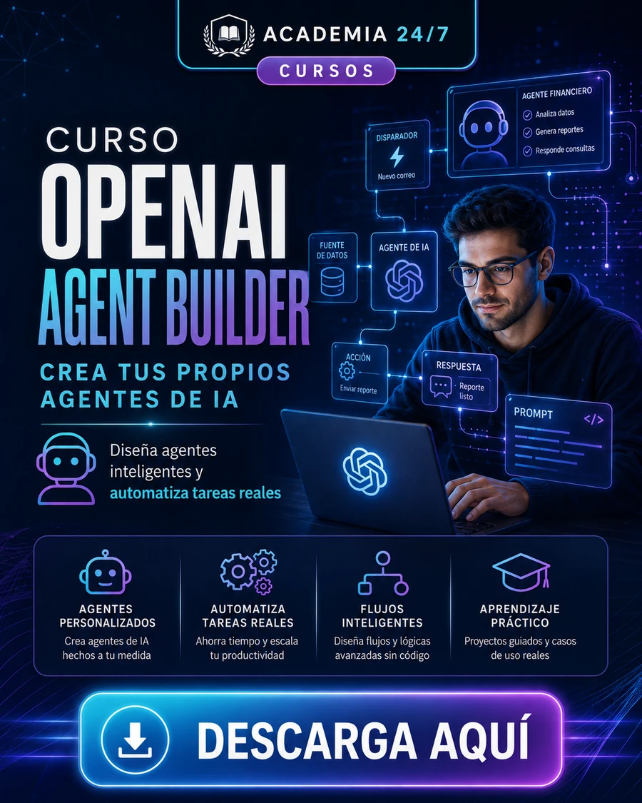 Curso OpenAI Agent Builder – Crea tus propios Agentes de IA
