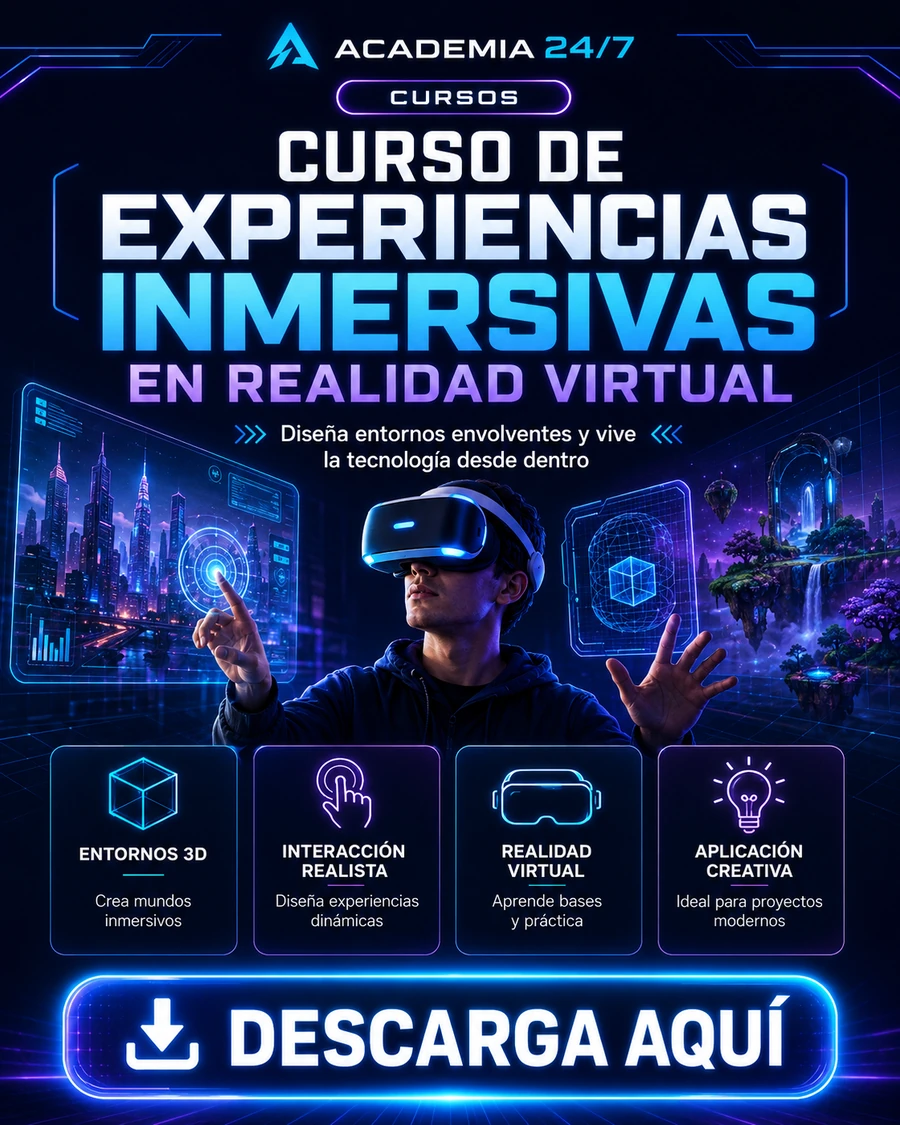 Curso de Experiencias Inmersivas en Realidad Virtual