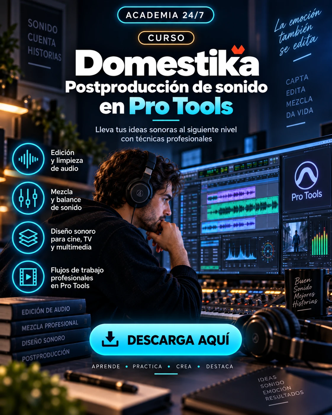 Domestika - Postproducción de sonido en Pro Tools