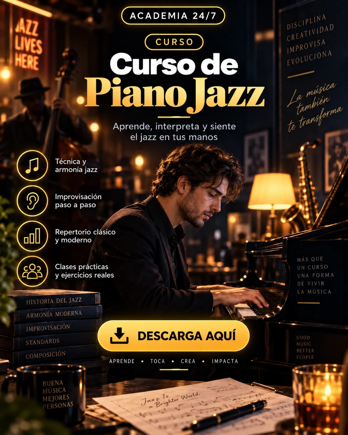 Curso de Piano Jazz