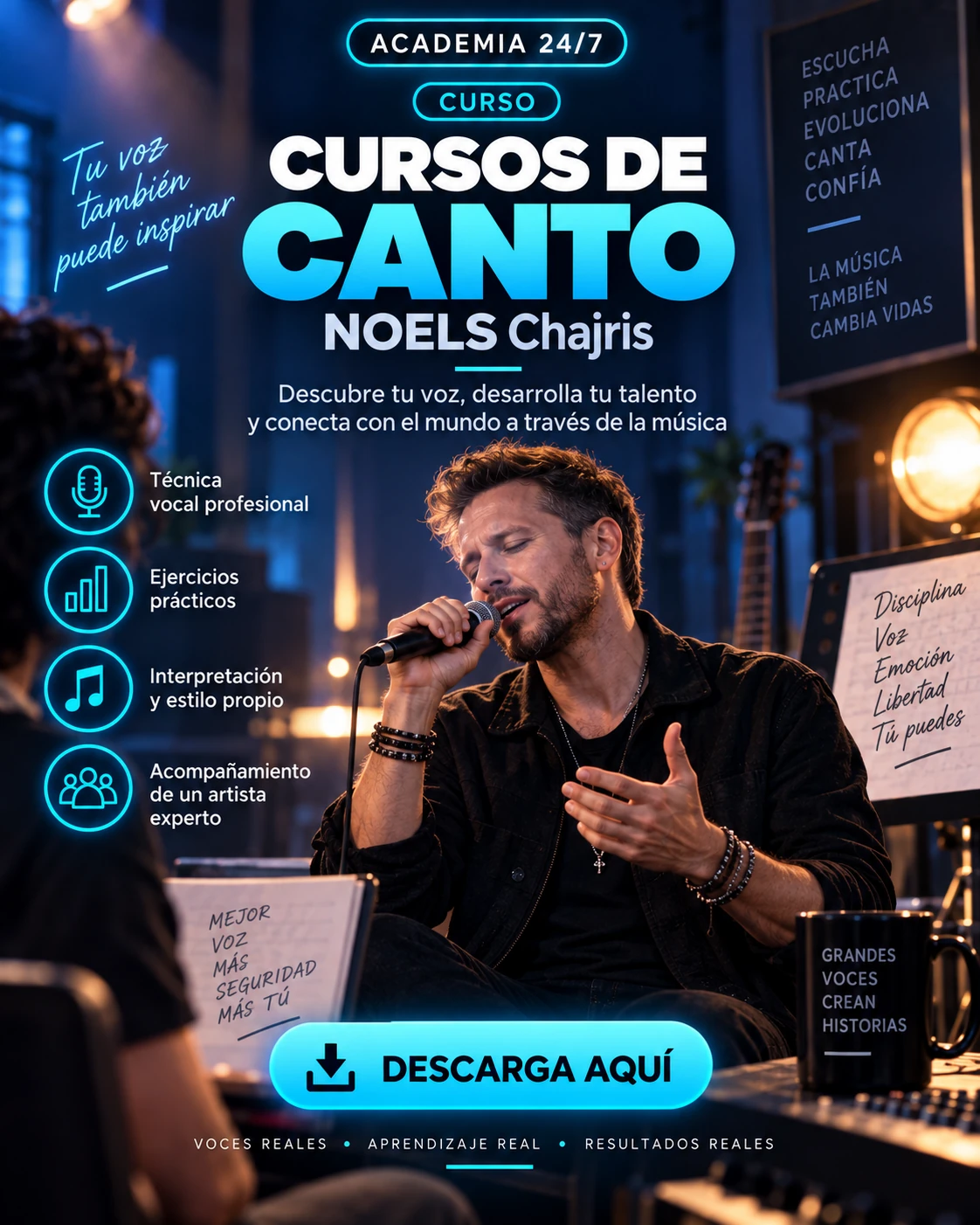 CURSOS DE CANTO NOELS Chajris