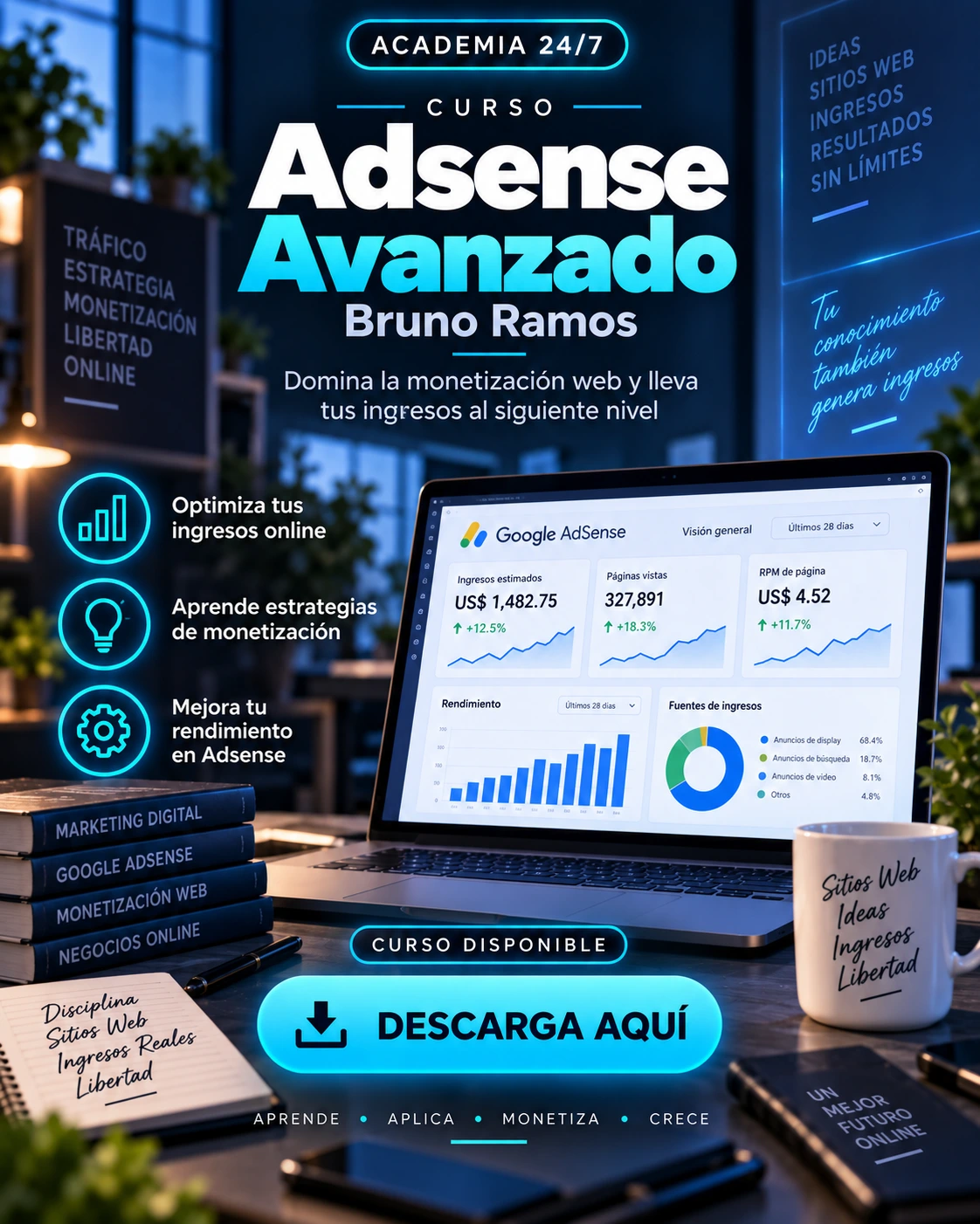 Adsense Avanzado de Bruno Ramos ⚡