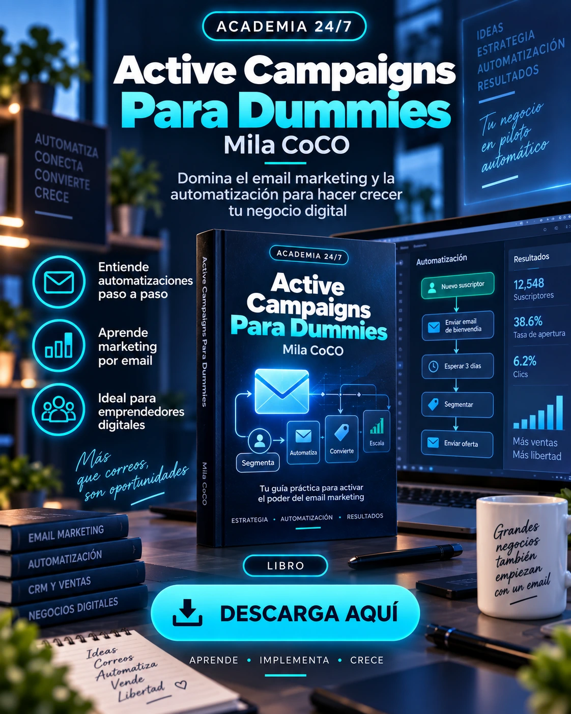 Active Campaigns Para Dummies - Mila CoCO