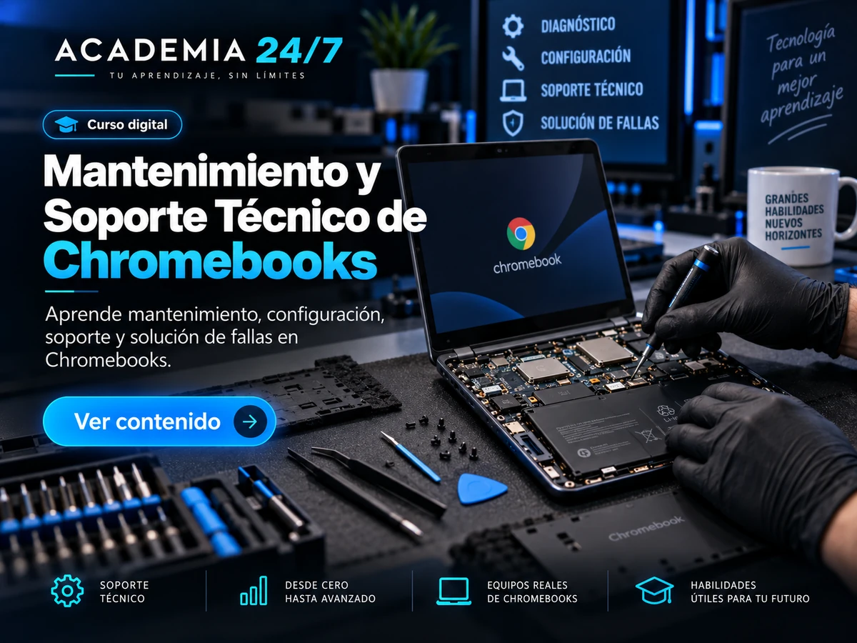 Mantenimiento y Soporte Técnico de Chromebooks