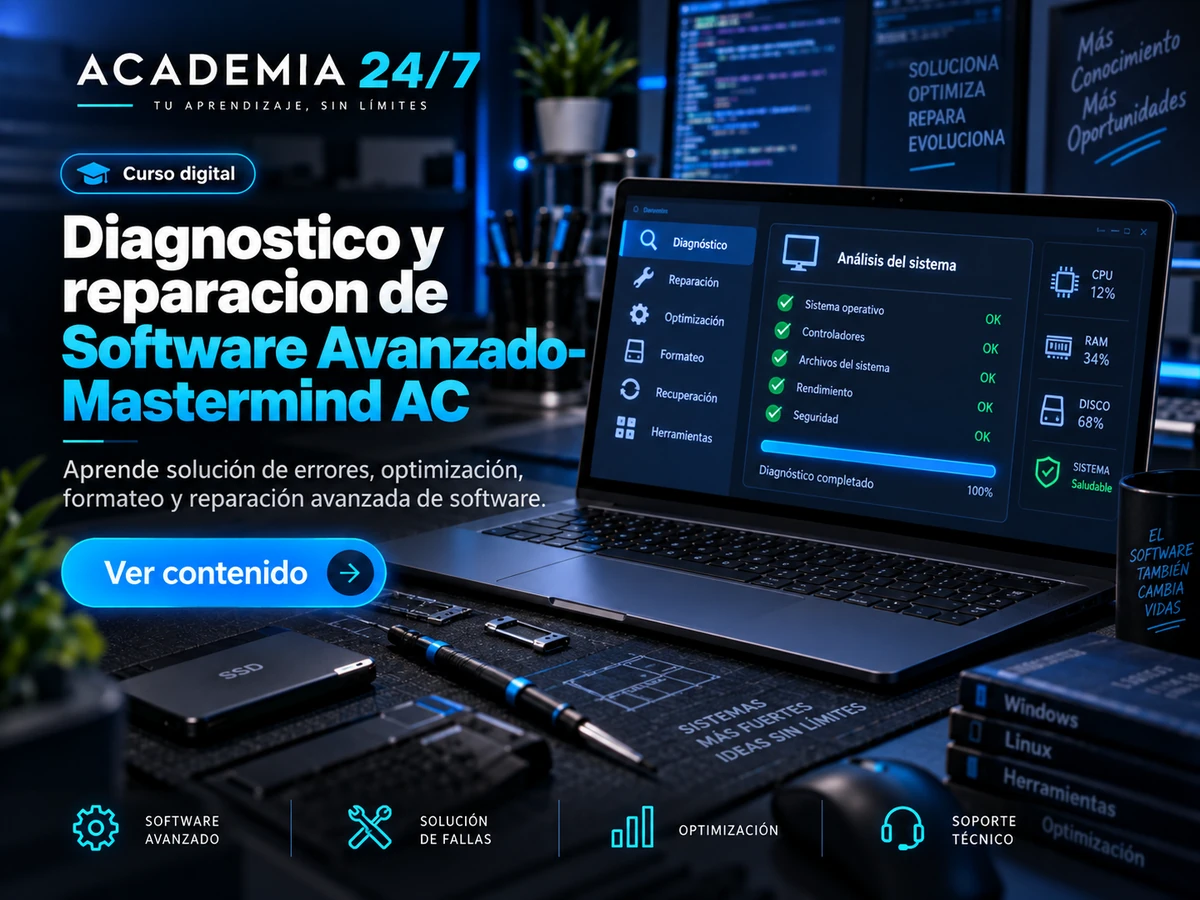 Diagnóstico y Reparación de Software Avanzado - Mastermind AC