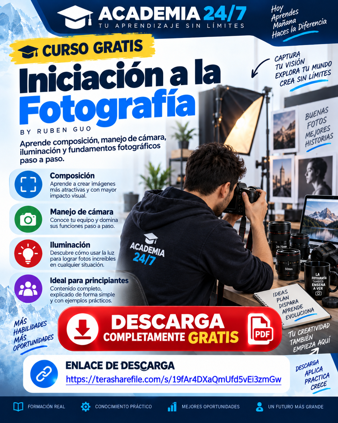 Curso Gratis de Iniciación a la Fotografía BY RUBEN GUO