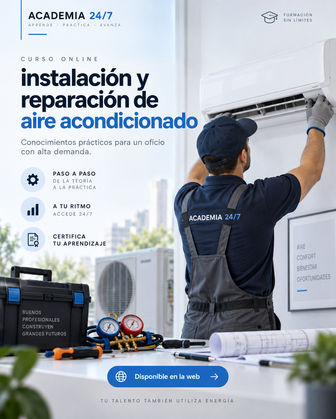 instalación y reparación de aire acondicionado