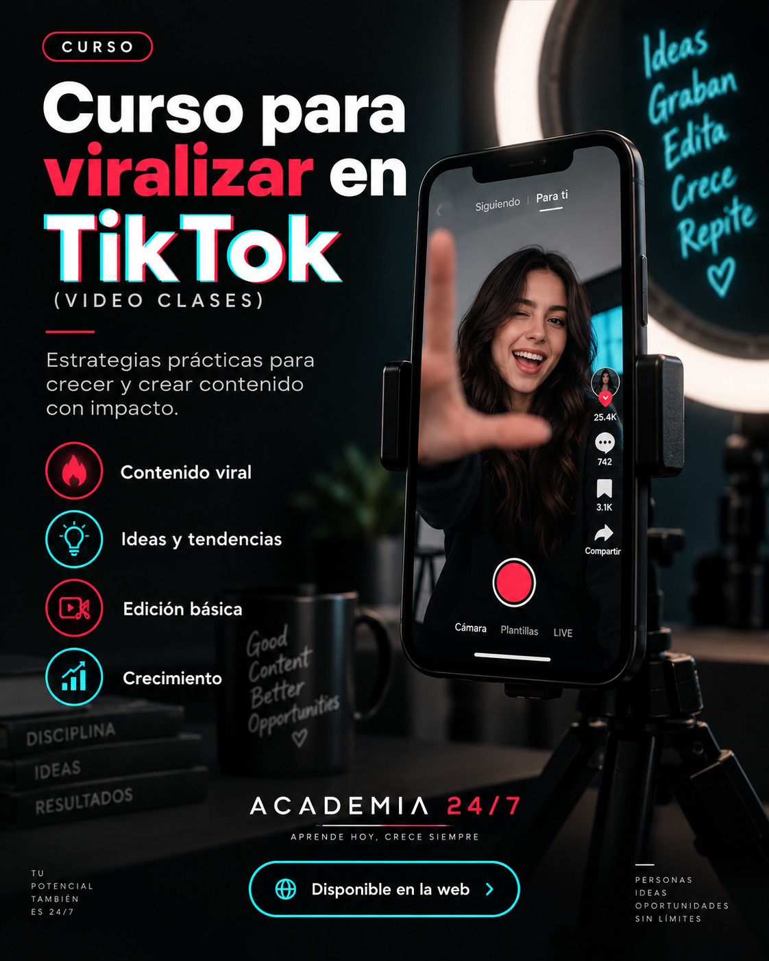 Curso para viralizar en TikTok (VÍDEO CLASES)