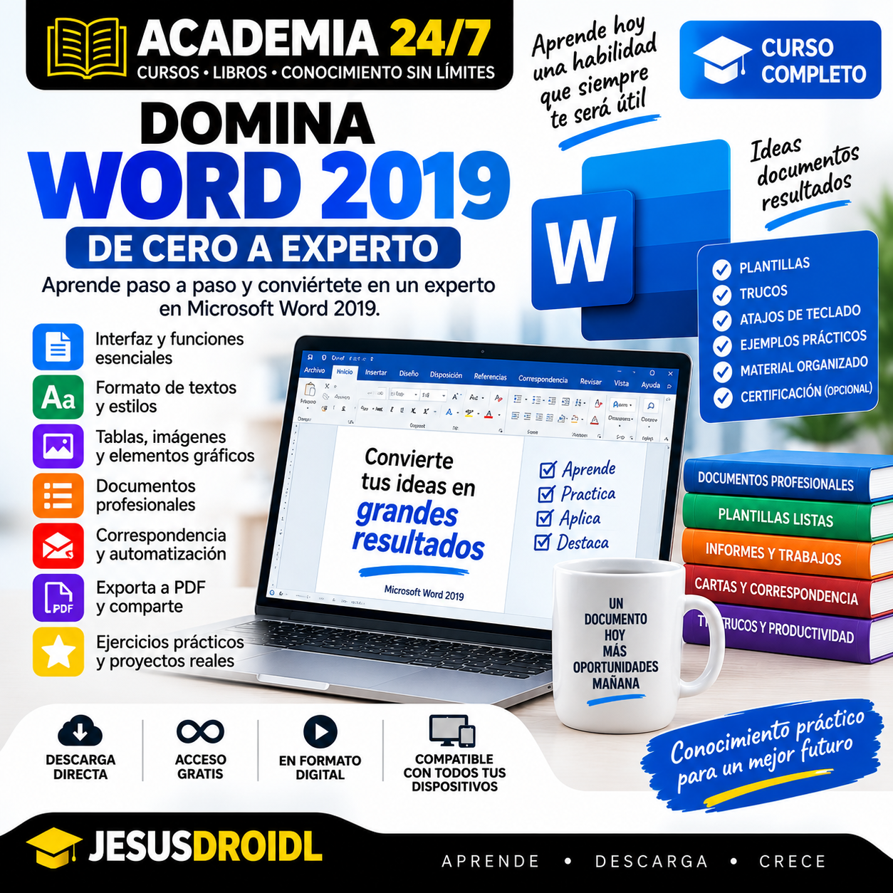 Domina Word 2019 de Cero a Experto