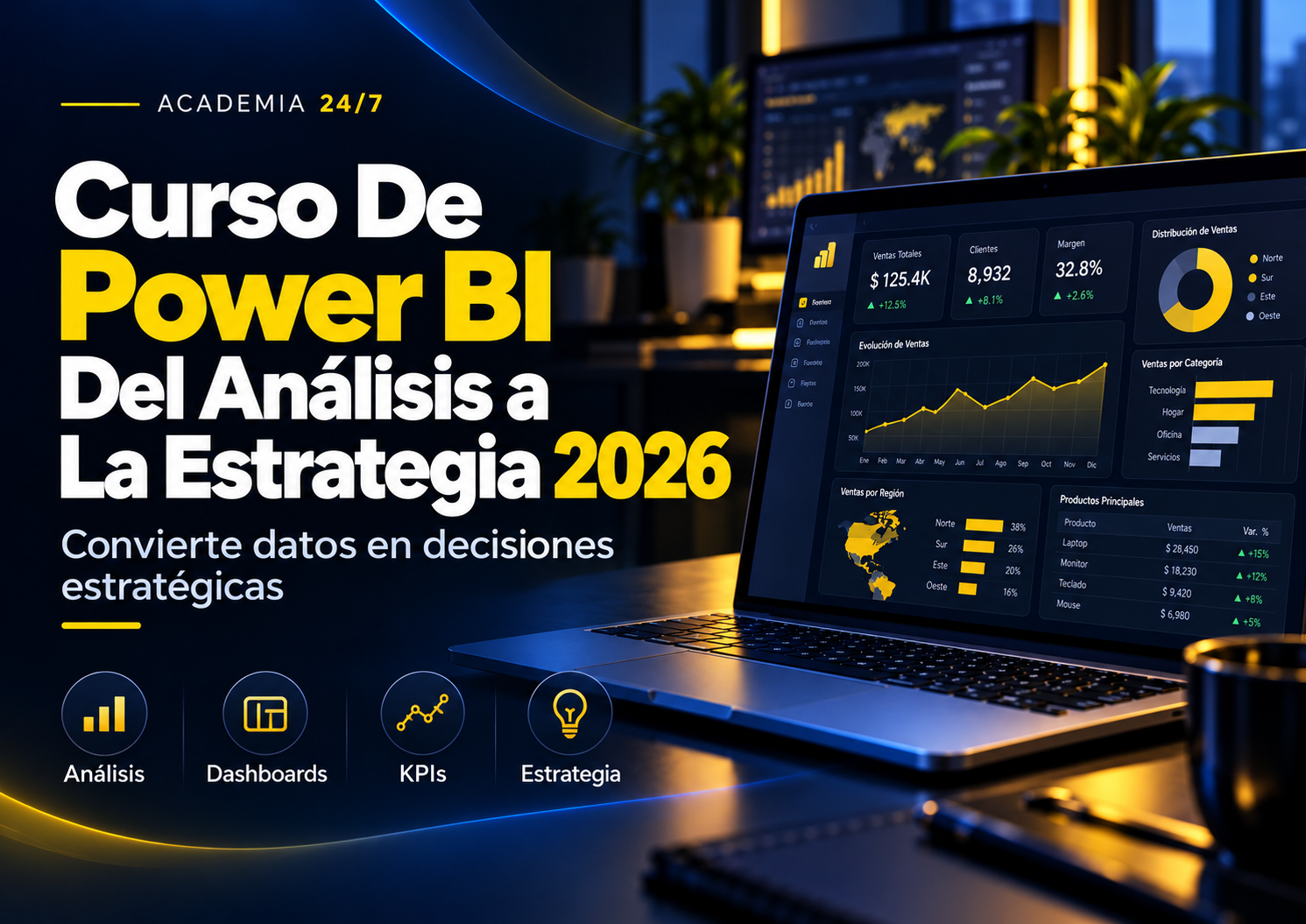Curso De Power BI Del Análisis a La Estrategia 2026