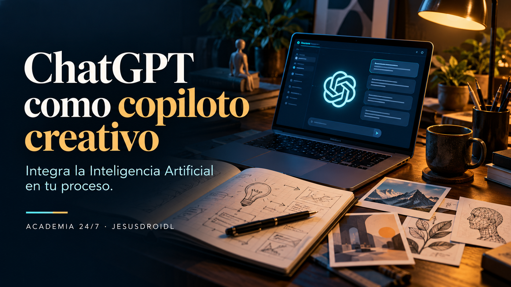 ChatGPT como copiloto creativo Integra la Inteligencia Artificial en tu proceso