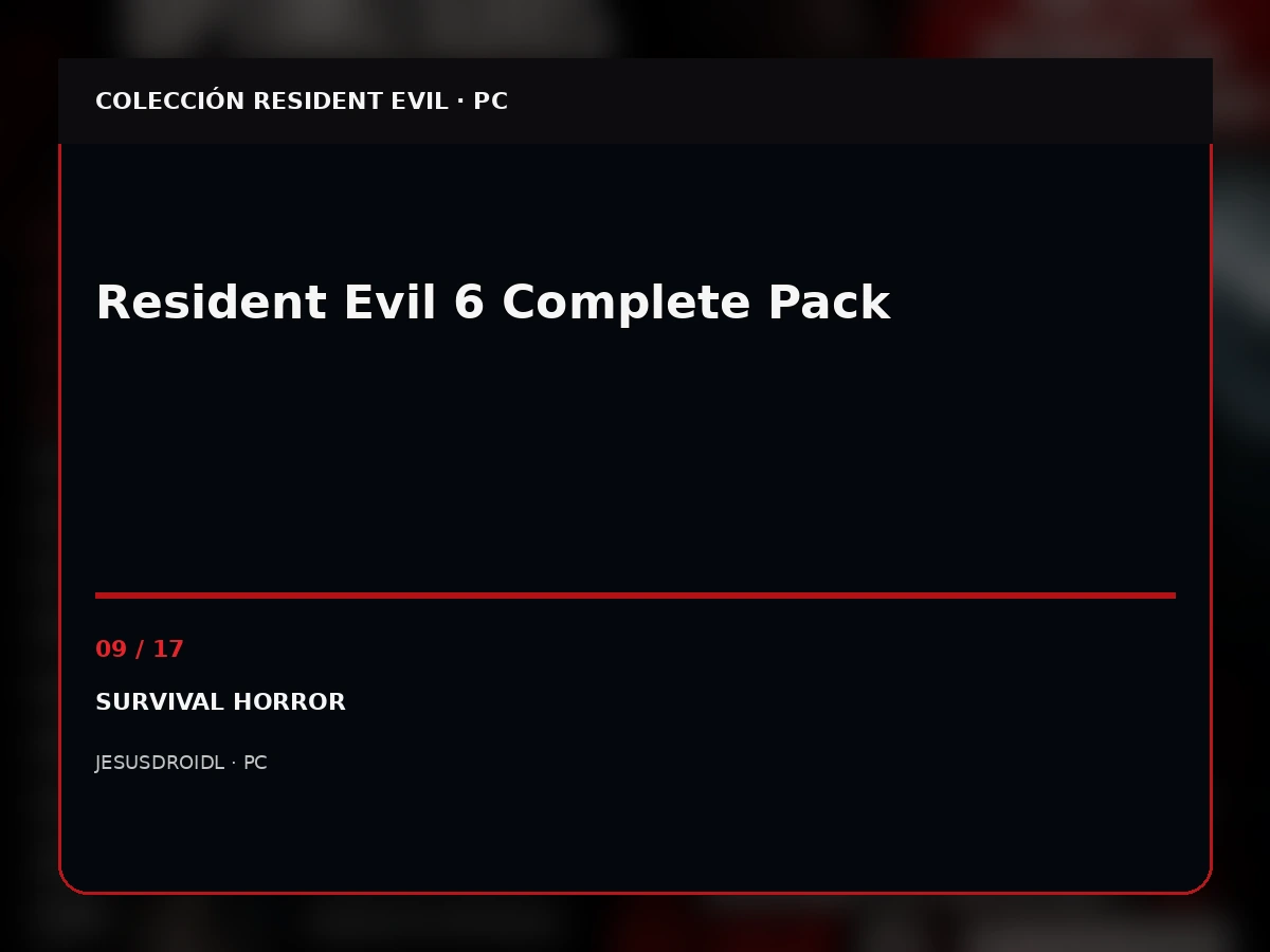Resident Evil 6 Complete Pack