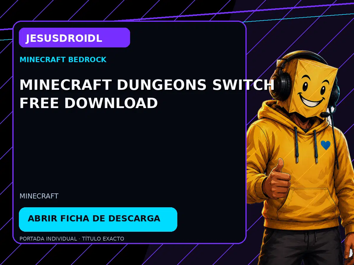 Minecraft Dungeons Switch Free Download