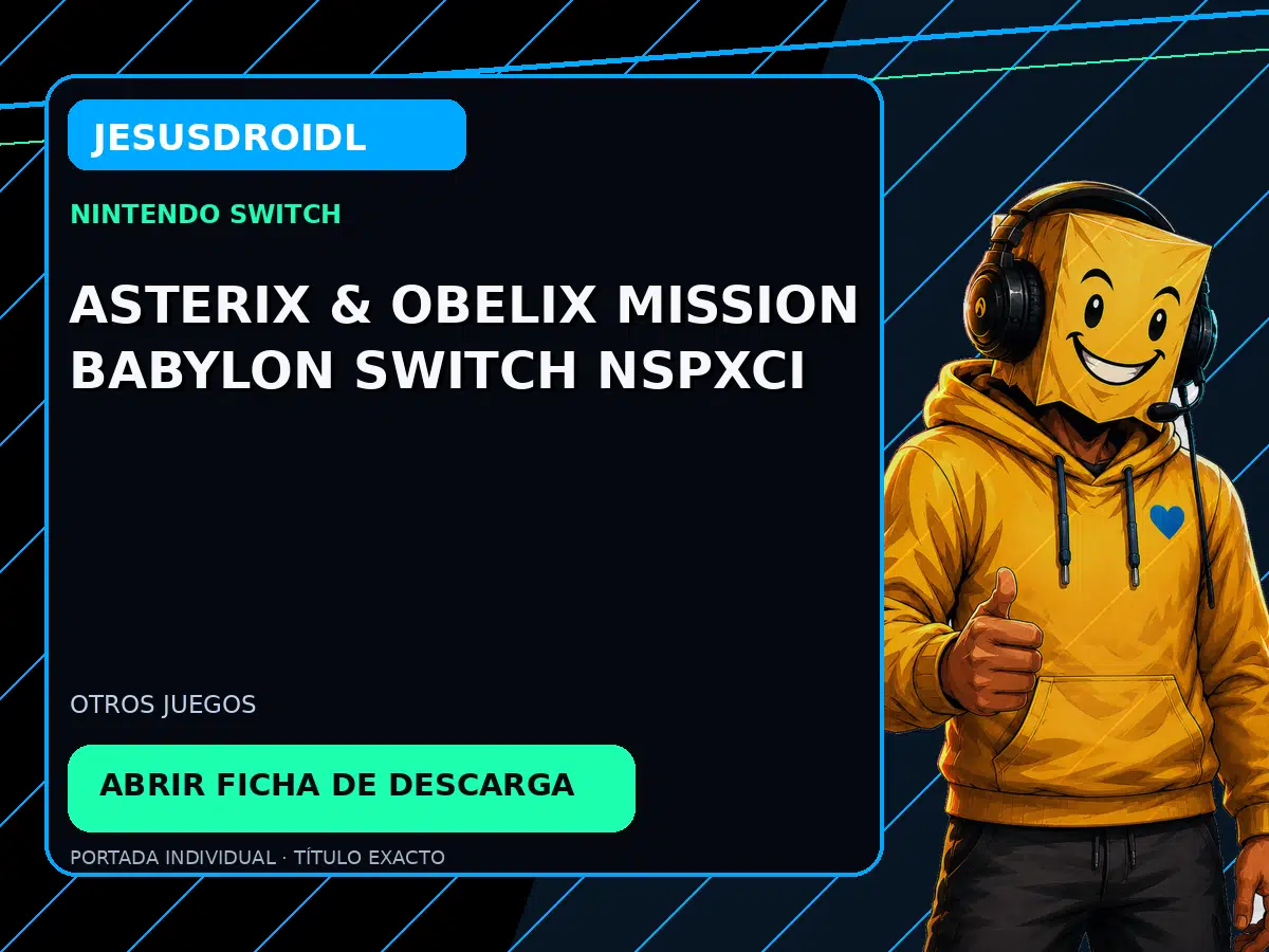 Asterix & Obelix Mission Babylon Switch NSPXCI