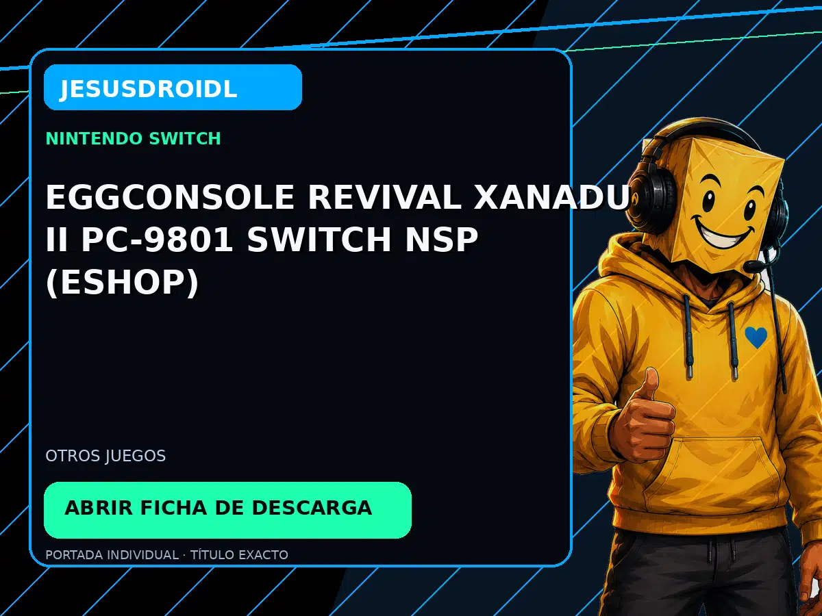 EGGCONSOLE Revival Xanadu II PC-9801 Switch NSP (eShop)