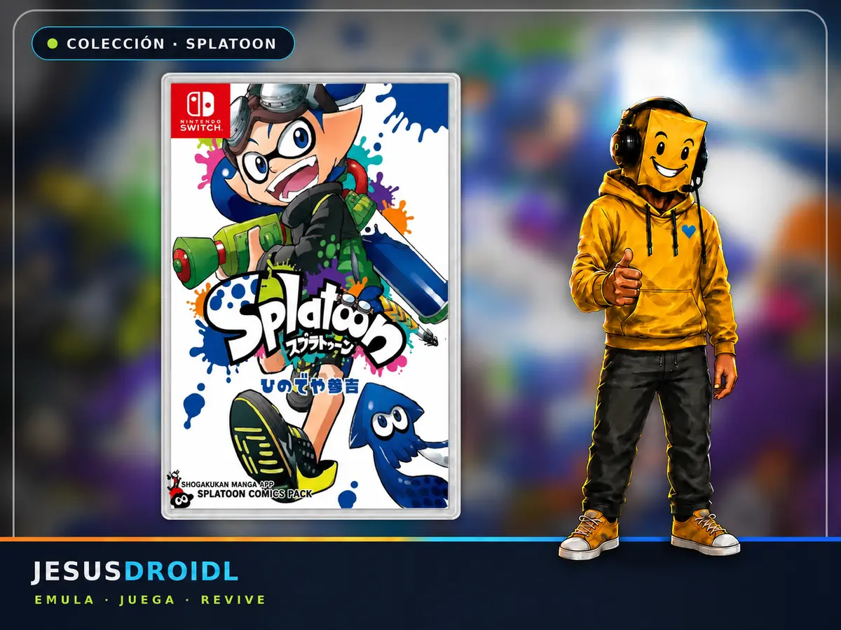 Shogakukan Manga App Splatoon Comics Pack Switch NSP Free Download