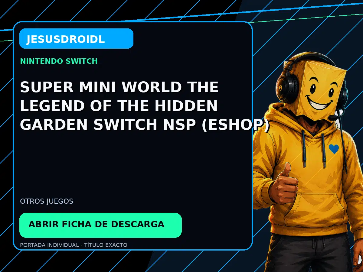 Super Mini World The Legend of the Hidden Garden Switch NSP (eShop)