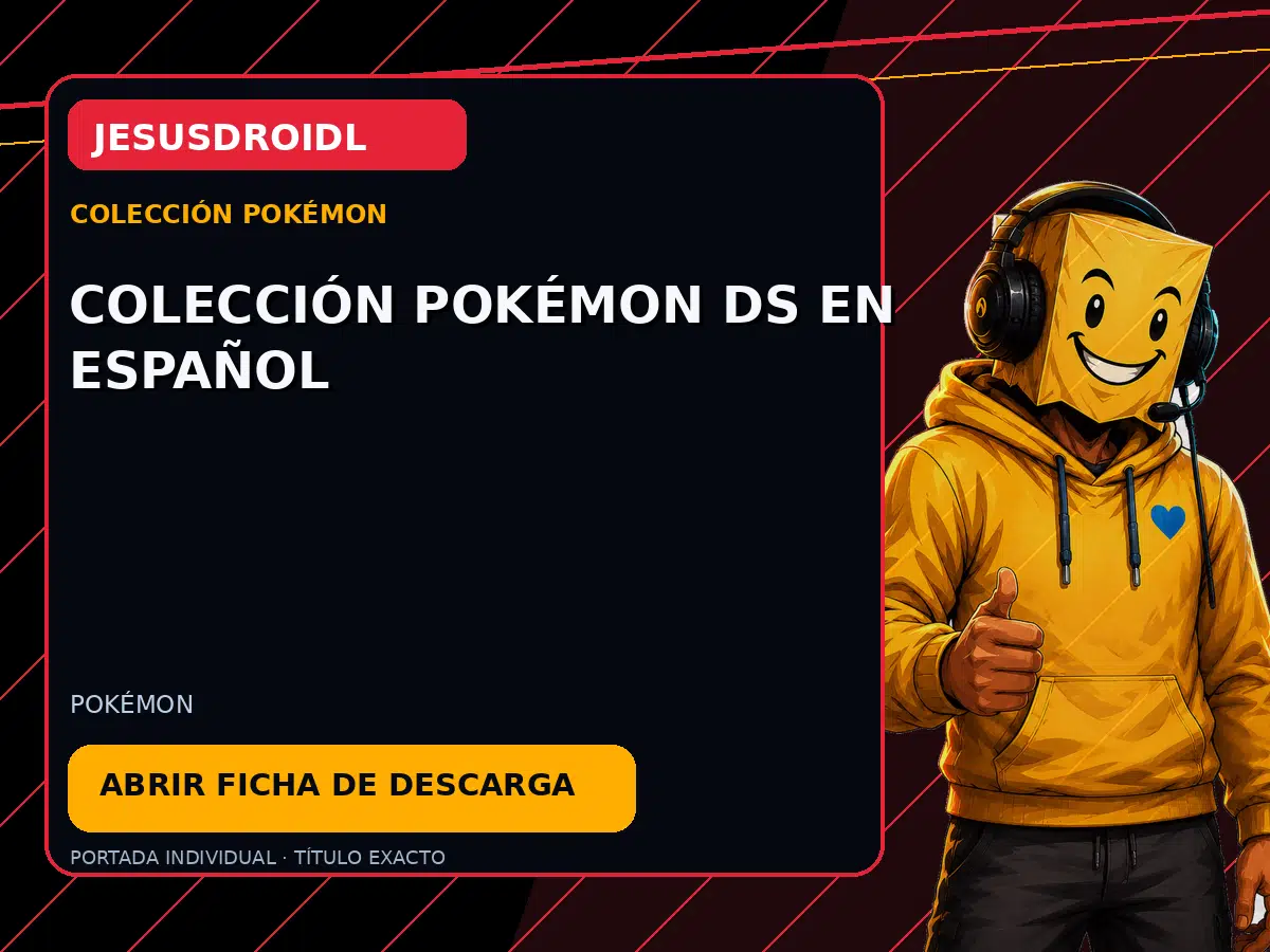Colección Pokémon DS en español