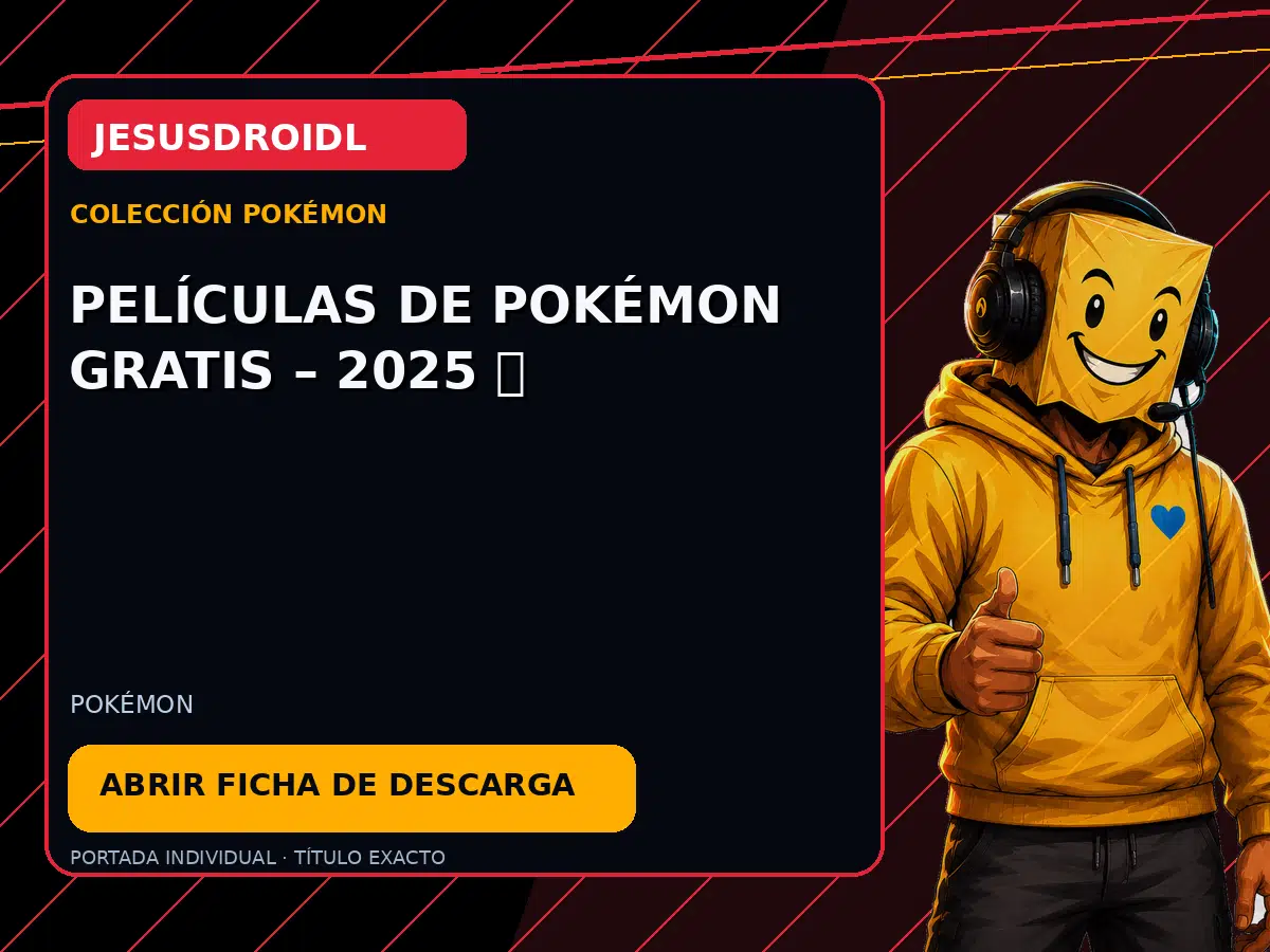 PELÍCULAS DE POKÉMON GRATIS – 2025 🔥