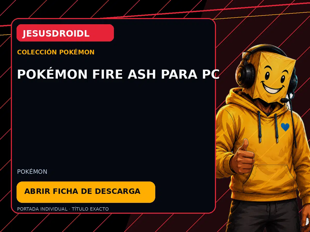 Pokémon Fire Ash para PC