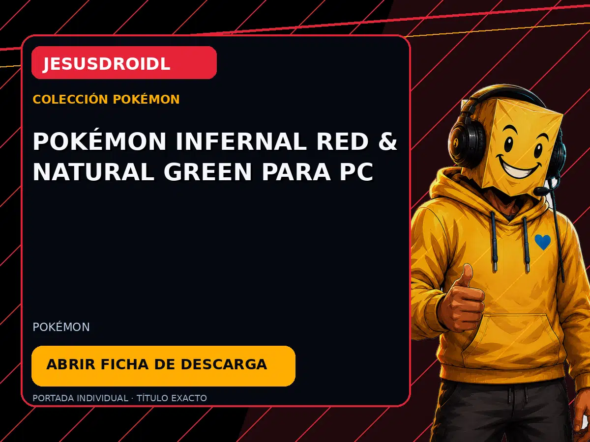 Pokémon Infernal Red & Natural Green para PC