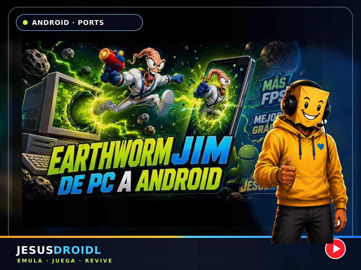 DESCARGA EL PORT DE PC A ANDROID EARTH WORM JIM