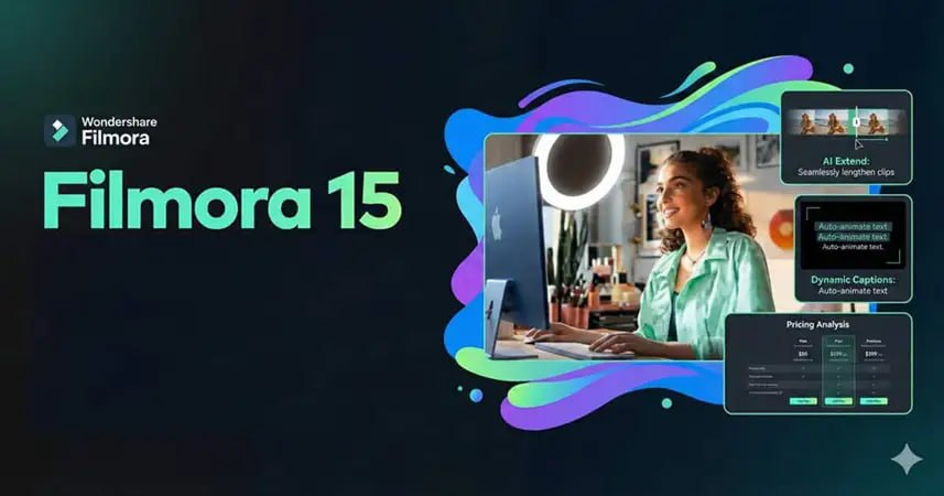 Wondershare Filmora 15 – Inteligencia Artificial, Novedades y Análisis Completo 2026