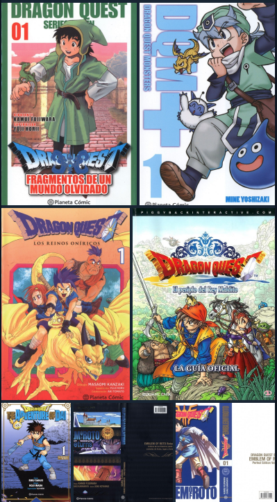 COLECCIÓN DE CÓMICS DE DRAGON QUEST