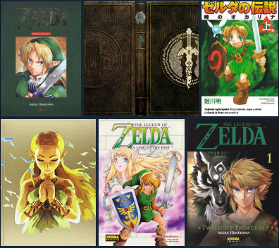 COLECCIÓN DE GUÍAS Y CÓMICS DE THE LEGEND OF ZELDA
