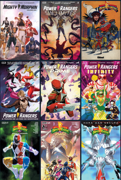 COLECCIÓN DEFINITIVA DE CÓMICS DE POWER RANGERS