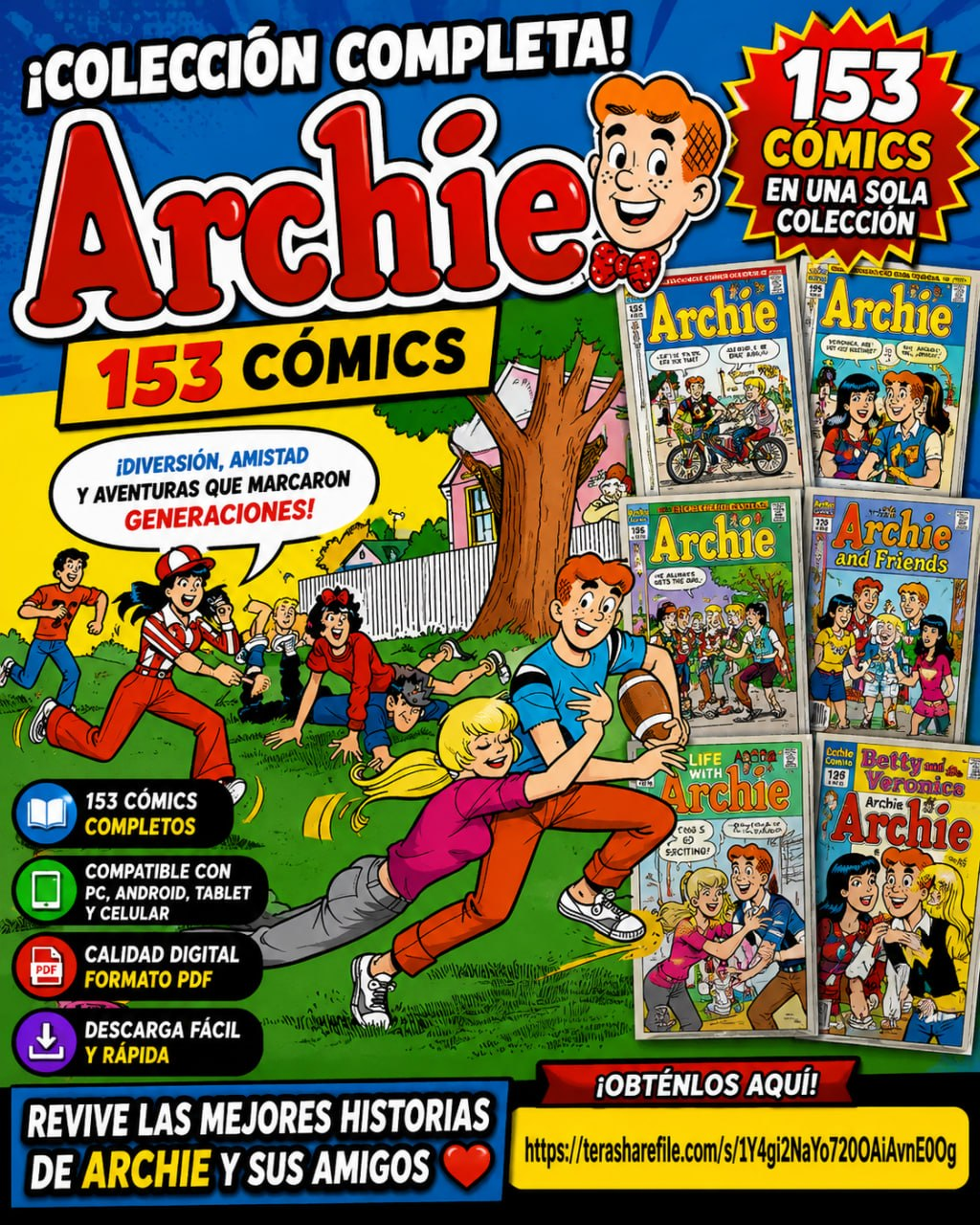 ARCHIE COMICS – COLECCIÓN DE 153 CÓMICS