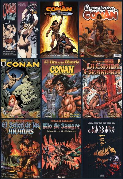COLECCIÓN DE CÓMICS DE CONAN EL BÁRBARO