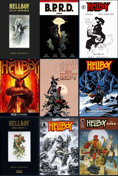 COLECCIÓN COMPLETA DE CÓMICS DE HELLBOY