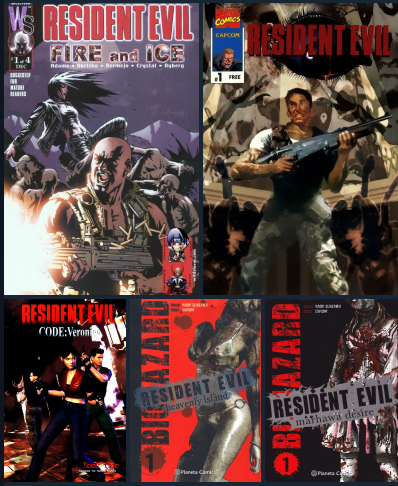COLECCIÓN DE CÓMICS DE RESIDENT EVIL