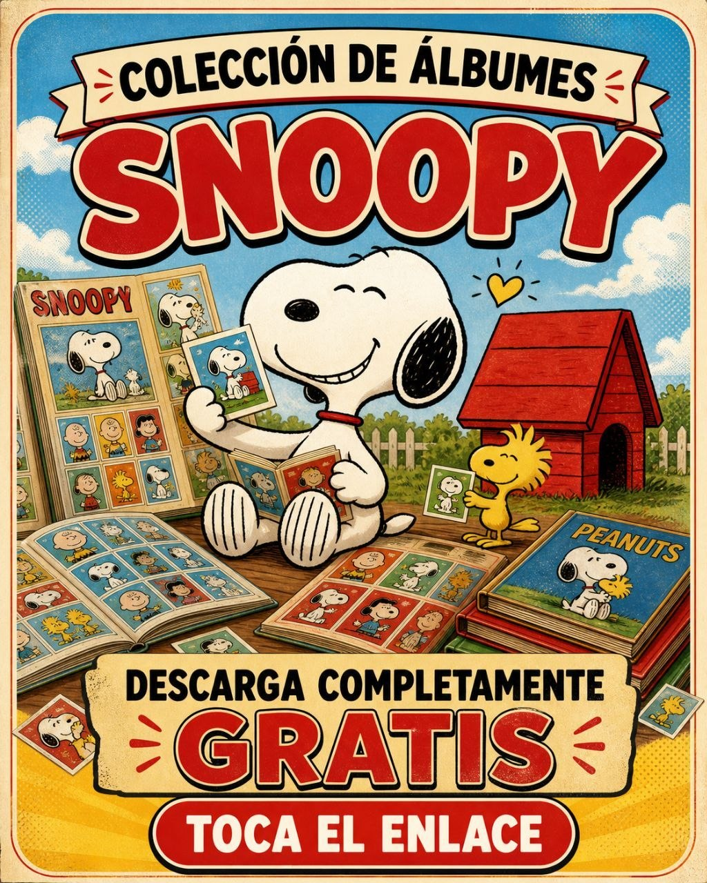 COLECCIÓN DE ÁLBUMES DE SNOOPY