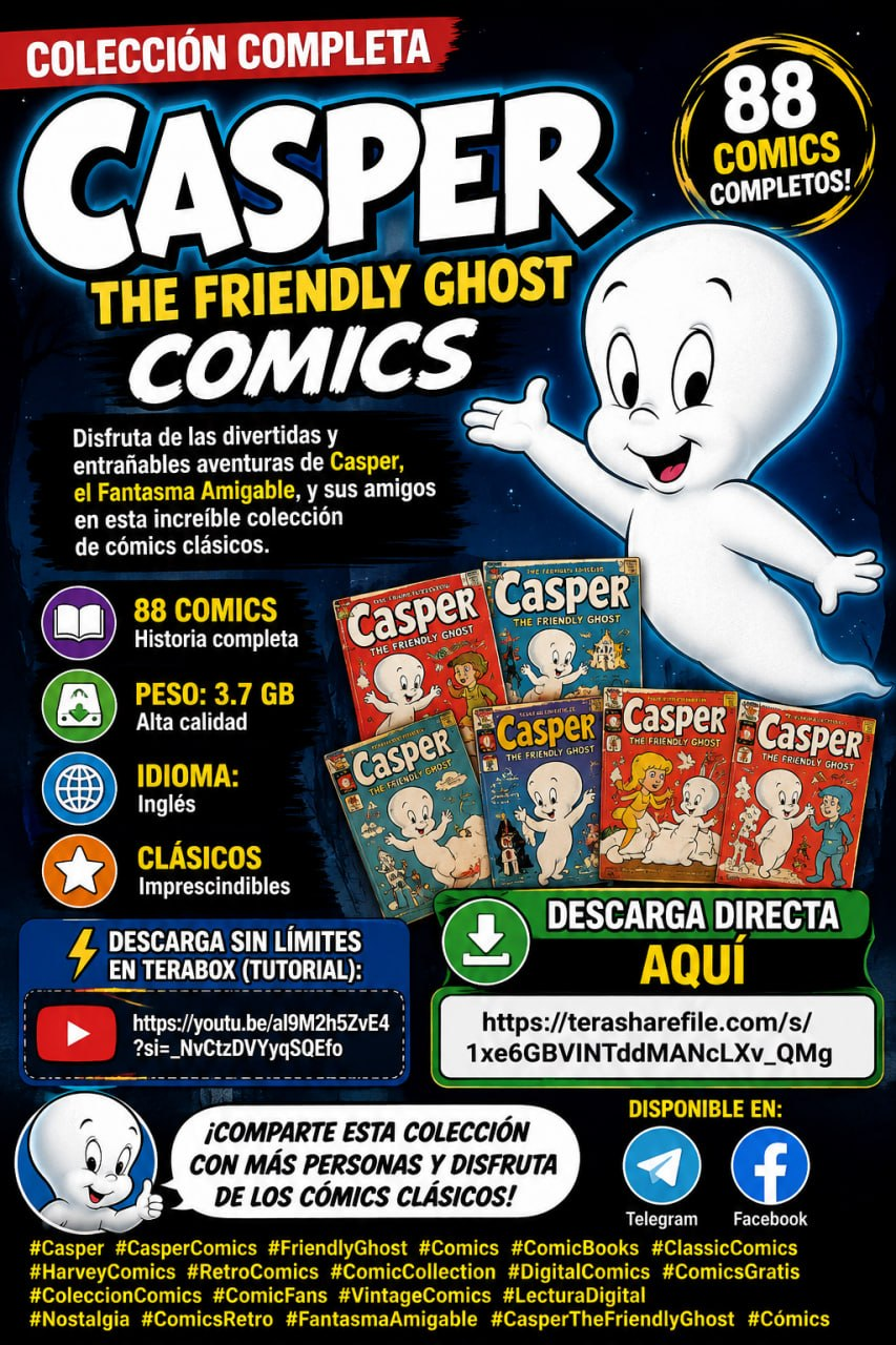 CASPER – COLECCIÓN DE 88 CÓMICS