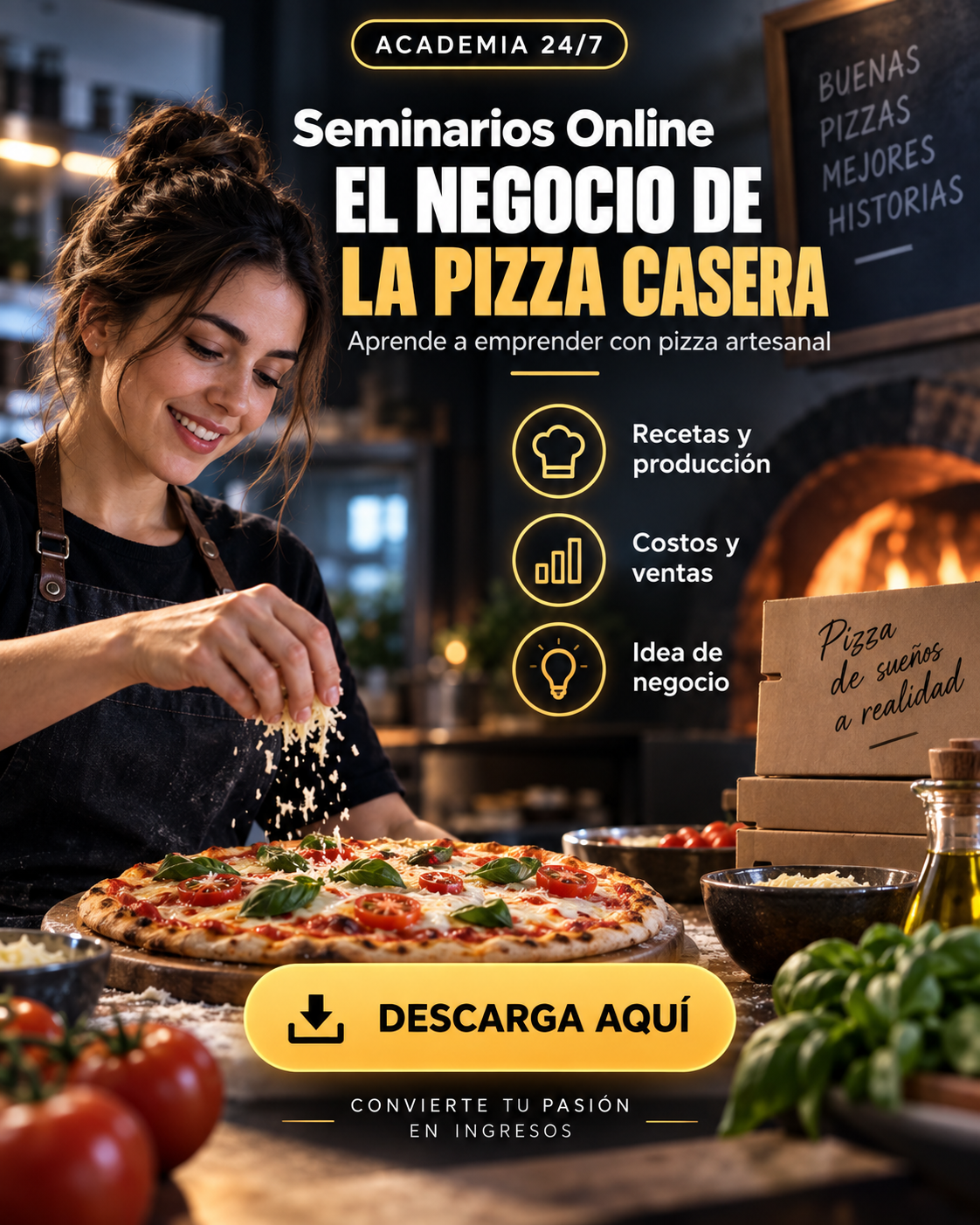 Seminarios Online - EL NEGOCIO DE LA PIZZA CASERA