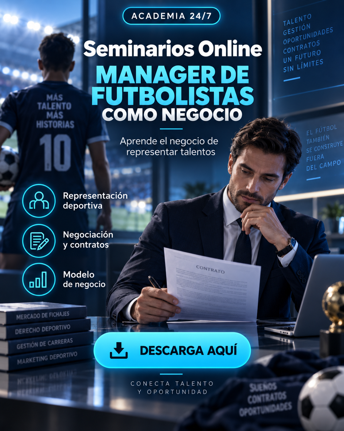 Seminarios Online - MANAGER DE FUTBOLISTAS COMO NEGOCIO