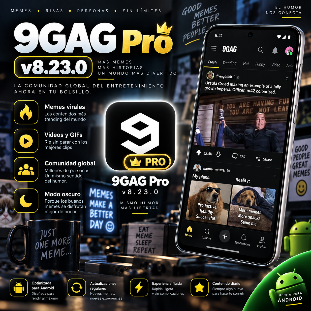 9GAG Pro v8.23.0